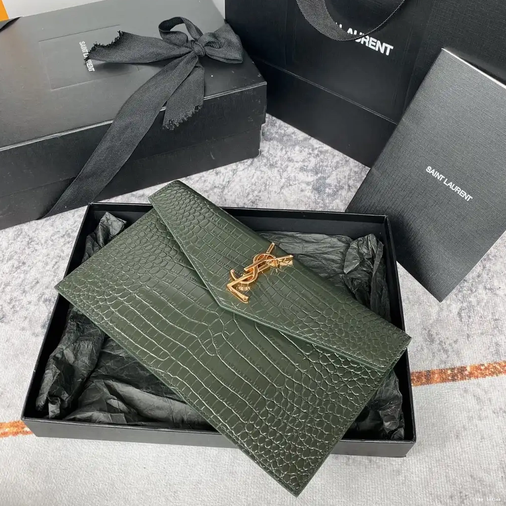 REP UPTOWN POUCH-27*16*2cm YSL 0618